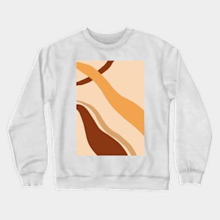 Abstract Earth Tones 3.7 Crewneck Sweatshirt